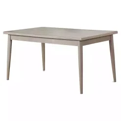 Kirklands Home Wood Porter Modern Dining Table Gray Sale