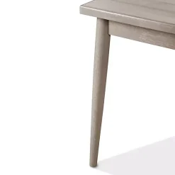 Kirklands Home Wood Porter Modern Dining Table Gray Sale