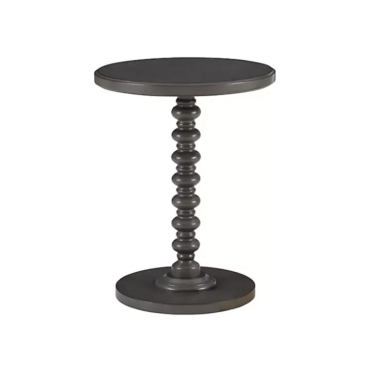 Kirklands Home Wood Spindle Side Table Gray Sale