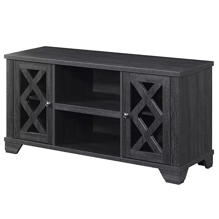 Kirklands Home Wood X Doors Media Cabinet Gray Online