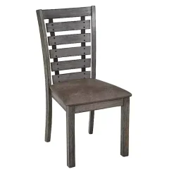 Kirklands Home Wooden Fiji Dining Chairs, Set of 2 Gray Sale