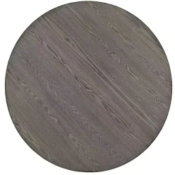 Kirklands Home Gray Wooden Fiji Round Dining Table Outlet