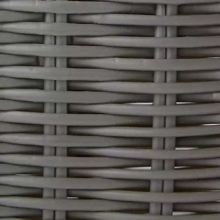 Baskets & Boxes>Kirklands Home Woven Bone Shaped Basket, 17 in. Gray