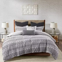 Kirklands Home Woven Jacquard California King Comforter Set Gray Online