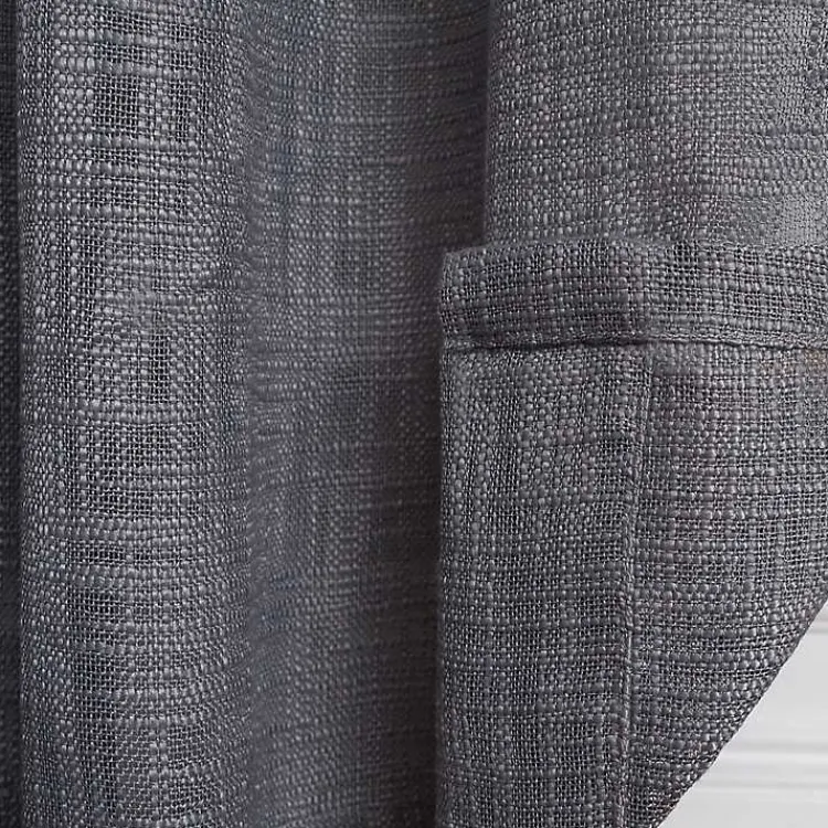 Kirklands Home Woven Single Curtain Panel, 84 in. Gray Online