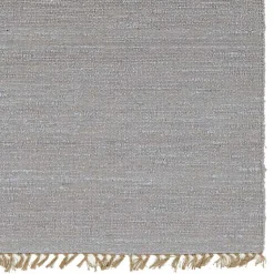Kirklands Home Woven Wool and Jute Area Rug, 7x10 Gray New