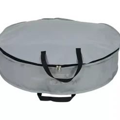 Seasonal Storage>Kirklands Home Wreath Storage Bag, 30 in. Gray