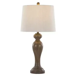 Kirklands Home Gray-Brown Spindle Table Lamps, Set of 2 Tan Discount