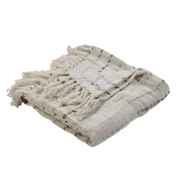 Blankets & Throws>Kirklands Home scale Stitched Throw Gray
