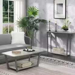 Kirklands Home stone Joanne Coffee Table Gray Best