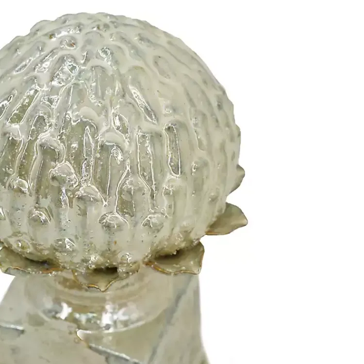 Statues & Figurines>Kirklands Home wash Artichoke Stoneware Statue Gray