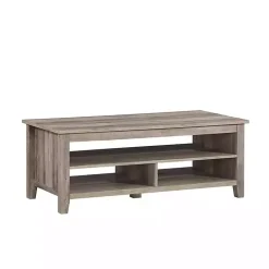 Kirklands Home wash Grooved Side Panel Coffee Table Gray Discount