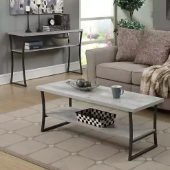 Kirklands Home Graywash Joanne Coffee Table Black Best