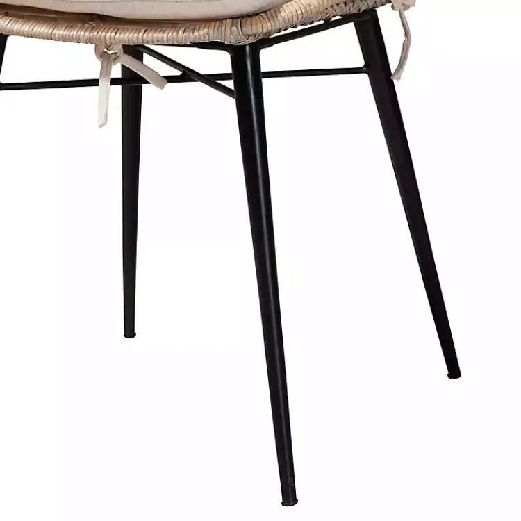Kirklands Home Graywash Rattan Brenna Dining Chairs, Set of 2 Hot