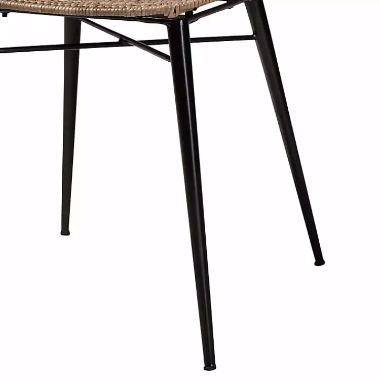 Kirklands Home Graywashed Rattan Dining Chairs, Set of 2 Brown