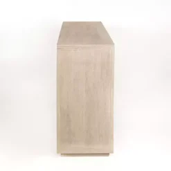 Kirklands Home Graywashed Wood Herringbone Sideboard Clearance