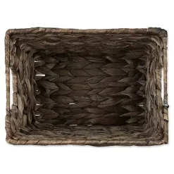 Baskets & Boxes>Kirklands Home Graywashed Woven Water Hyacinth Baskets, Set of 3
