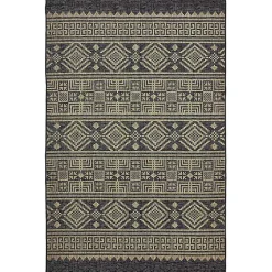 Kirklands Home Greek Key Sun Shower Outdoor Area Rug, 7x9 Hot