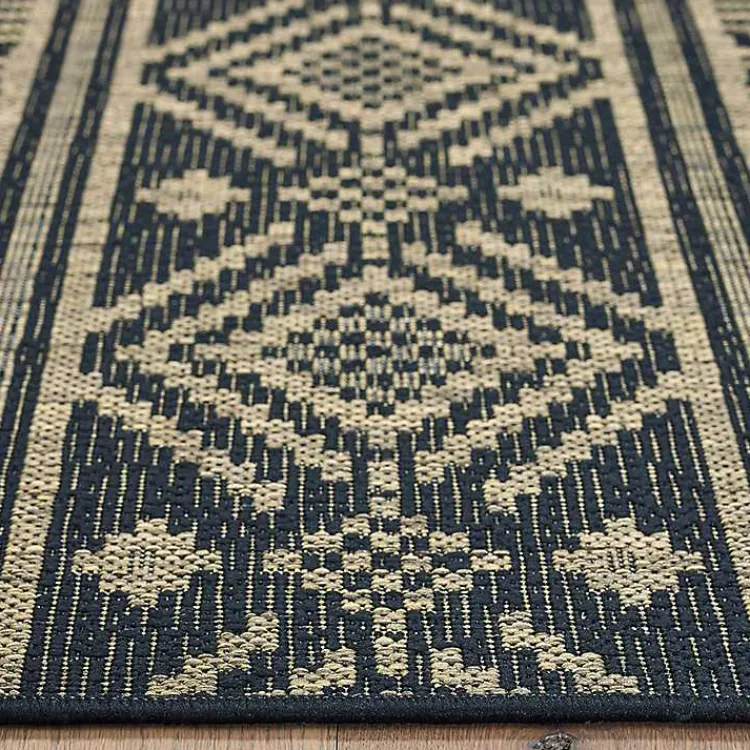 Kirklands Home Greek Key Sun Shower Outdoor Area Rug, 7x9 Hot