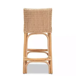 Kirklands Home Greek Natural Rat Woven Counter Stool Tan Online