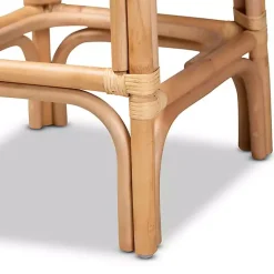 Kirklands Home Greek Natural Rat Woven Counter Stool Tan Online