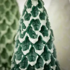 Christmas Decorations>Kirklands Home Green & White Pine Tree Candle Set