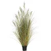 Trees & Topiaries>Kirklands Home Green and Brown Potted Grass, 36 in.
