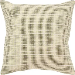 Pillows>Kirklands Home and Natural Sea Striped Pillow Green