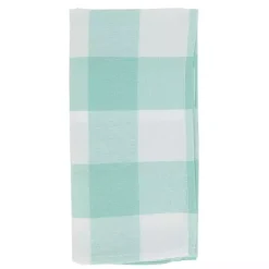 Kirklands Home and White Buffalo Plaid Napkins, Set of 4 Green Sale