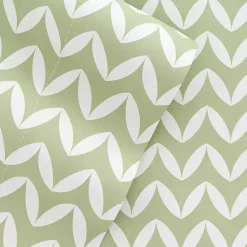 Kirklands Home Green and White Chevron 3-pc. Twin Sheet Set Online