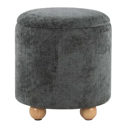 Kirklands Home Bacci Nesting Ottomans, Set of 2 Green New