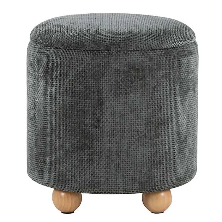 Kirklands Home Bacci Nesting Ottomans, Set of 2 Green New