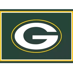 Kirklands Home Bay Packers Area Rug, 3x4 Green New
