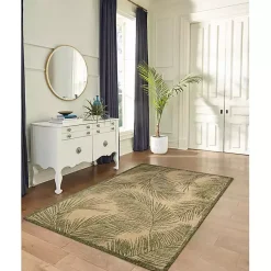 Kirklands Home Cabo Palm Indoor Outdoor Area Rug, 8x10 Green Online
