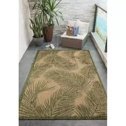 Kirklands Home Cabo Palm Indoor Outdoor Area Rug, 8x10 Green Online