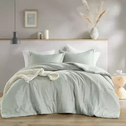 Kirklands Home Chambray 3-pc. Full/Queen Comforter Set Green Clearance