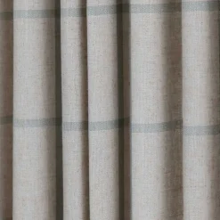 Kirklands Home Green Checkered Single Curtain Panel, 84 in. Hot