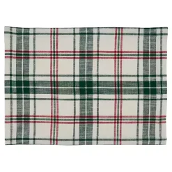 Christmas Dining & Entertaining>Kirklands Home Green Classic Plaid Placemats, Set of 4