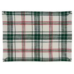 Christmas Dining & Entertaining>Kirklands Home Green Classic Plaid Placemats, Set of 4