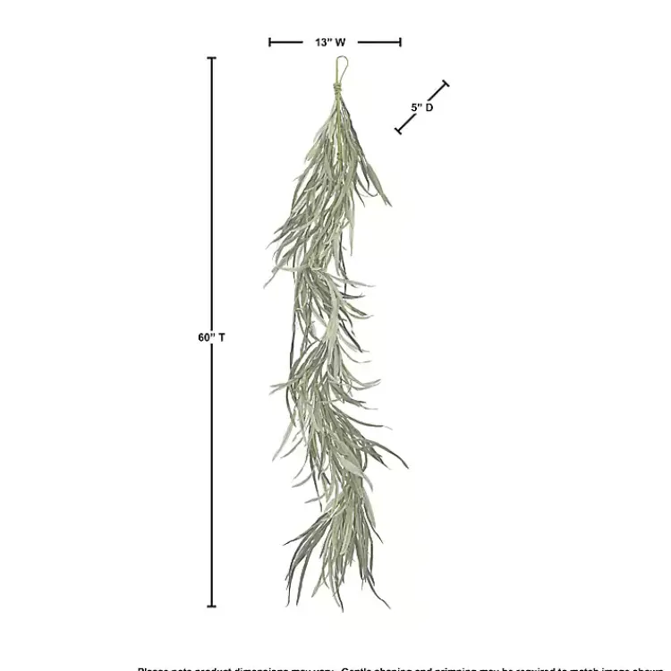 Arrangements & Greenery>Kirklands Home Dune Grass Garland Green