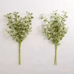 Stems & Bouquets>Kirklands Home Eucalyptus Bundles, Set of 2 Green
