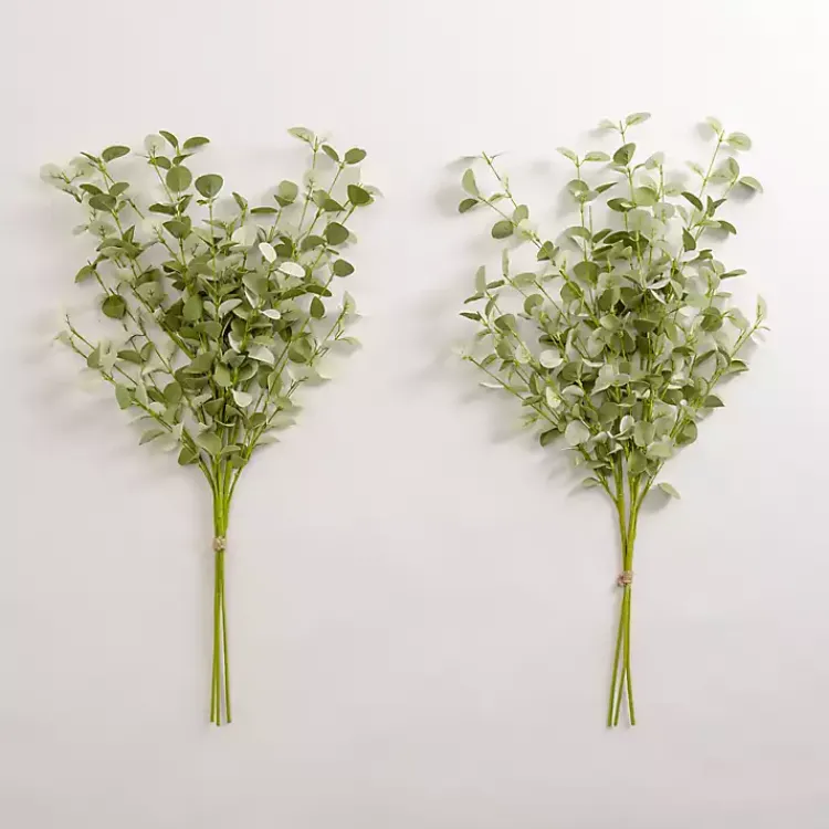 Stems & Bouquets>Kirklands Home Eucalyptus Bundles, Set of 2 Green
