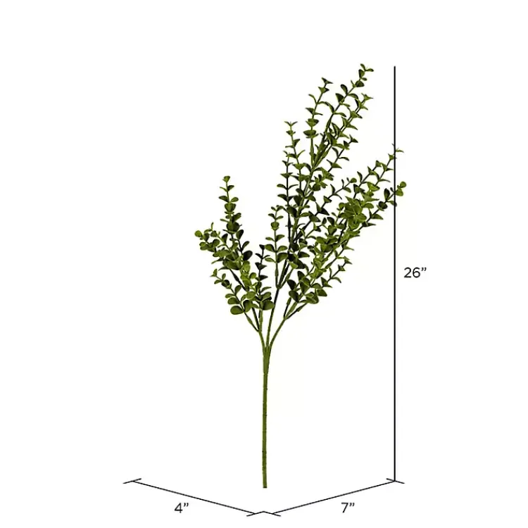 Stems & Bouquets>Kirklands Home Eucalyptus Bushes, Set of 4 Green
