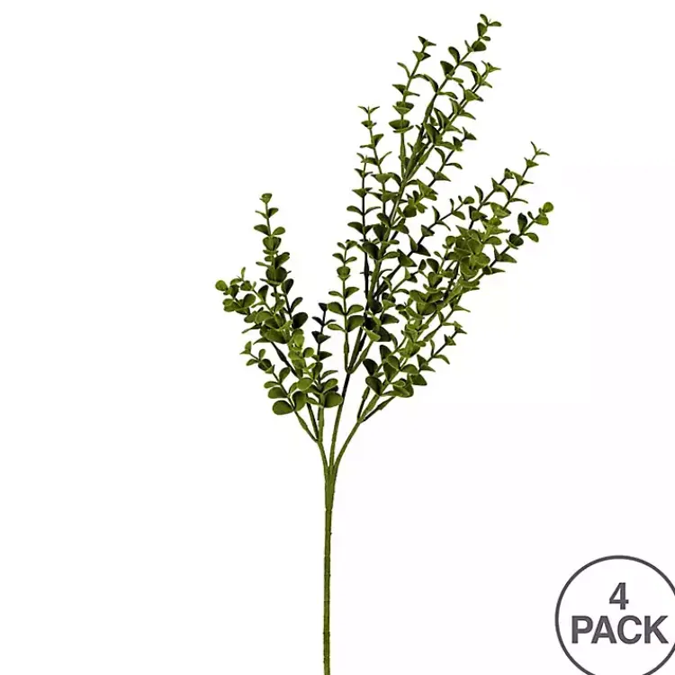 Stems & Bouquets>Kirklands Home Eucalyptus Bushes, Set of 4 Green