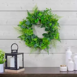 Wreaths>Kirklands Home Fern Foliage Wreath Green