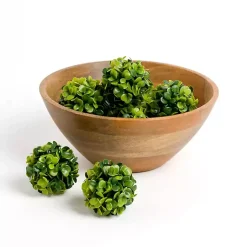Bowl Filler>Kirklands Home Green Floral Orbs, Set of 9