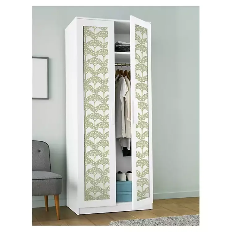 Kirklands Home Green Flowering Trees Peel & Stick Wallpaper