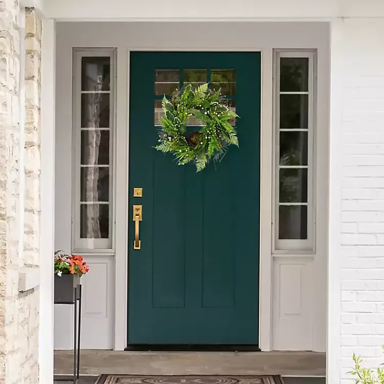 Wreaths>Kirklands Home Foliage Bird Nest Wreath Green