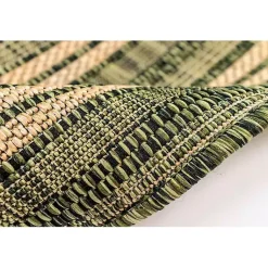 Kirklands Home Green Framed Border Outdoor Area Rug, 4x7 Sale