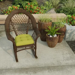 Kirklands Home French Edge 2-pc. Outdoor Wicker Cushion Set Green Discount